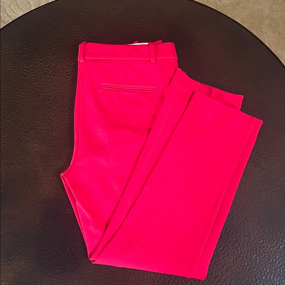 Vibrant Red Trousers